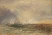 Уильям Тёрнер - Бурное море, волны рабиваются о берег 1840-1845