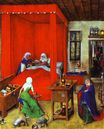Ян ван Эйк - Рождение Иоанна Крестителя 1422