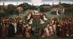 Ян ван Эйк - Гентский алтарь, Поклонение агнцу 1425-1429