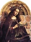 Ян ван Эйк - Гентский алтарь, Дева Мария 1426-1429