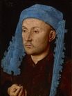 Ян ван Эйк - Портрет мужчины с голубым капюшоном. Мужчина с кольцом. Портрет мужчины в голубом шапероне 1430-1433