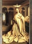 Ян ван Эйк - Дева Мария Благовещения. Гентский алтарь 1432