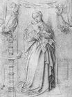Ян ван Эйк - Копия рисунка. Мадонна у фонтана 1439