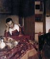 Ян Вермеер - Спящая девушка. Горничная спит 1656-1657
