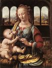 Leonardo da Vinci - The Madonna of the Carnation 1473-1478