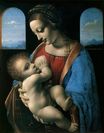 Leonardo da Vinci - Madonna Litta. Madonna and the Child 1490