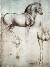 Этюд лошадей 1490