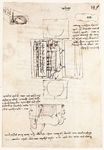 Страница рукописи на памятнике Сфорца 1493