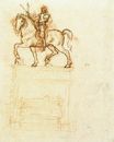 Набросок конного памятника Тривульцио 1510