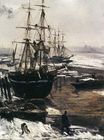 Темза во льду 1860