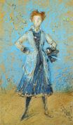 Джеймс Уистлер - Девочка в голубом 1874