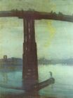 Ноктюрн. Синий и золотой. Старый мост Баттерси 1875