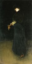 Композиция в черном. Леди в желтом, Бускине 1883