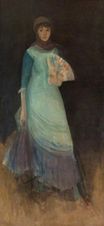 Гармония в синий и фиолетовый, мисс Финч 1885