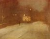 Ноктюрн в сером и золотом. Снег в Челси 1890