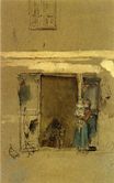 Джеймс Уистлер - Открытая дверь 1901