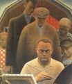 Grant Wood most famous paintings. Return From Bohemia 1935