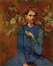 Пабло Пикассо. Garçon à la pipe. Мальчик с трубкой 1905