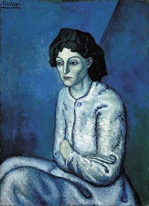 Пабло Пикассо. Женщина со скрещенными руками 1902