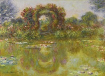 Клод Моне - Водяные лилии, кусты роз 1913