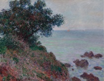 Клод Моне - Средиземное море, серая погода 1888