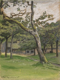 Клод Моне - Нормандия Ферма под деревьями 1870-1880
