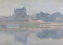 Клод Моне - Церковь Вернона, серая погода 1894