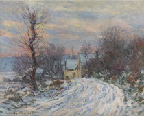 Клод Моне - Живерни зимой 1885