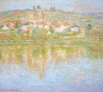 Клод Моне - Сена в Ветей 1901 г.