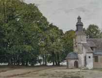 Клод Моне Часовня Нотр-Дам-де-грас в Онфлере 1864