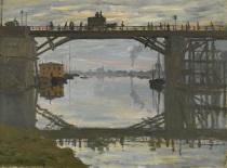 Клод Моне - Деревянный мост 1872 года