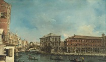 Франческо Гварди (Венеция 1712-1793) - Венеция: мост Риальто с Палаццо дей Камерленги