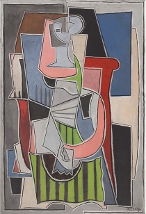 Пабло Пикассо - Женщина, сидящая в кресле 1917-1920