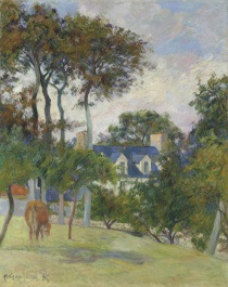 Поль Гоген - Белый дом 1885