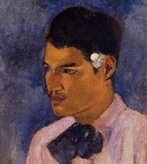 Поль Гоген - Молодой человек с цветком 1891