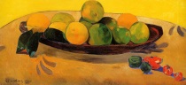 Поль Гоген - Натюрморт с фруктами и перцами 1892