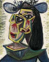 Пабло Пикассо - Женский бюст. Дора Маар 1941