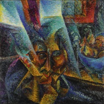 Умберто Боччони - Testa + luce + ambiente 1912