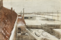 Винсент ван Гог - Вид из окна Студии Винсента зимой 1882/1883