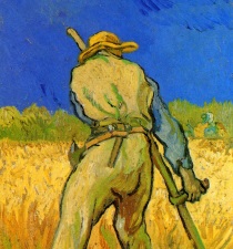 Винсент ван Гог - Жнец (после Милле) 1889