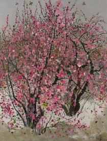Ву Гуаньчжун - Цветение персика 1973