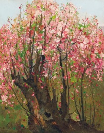 Ву Гуаньчжун Цветущие сливы 1973