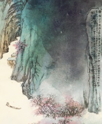 Чжан Дацян (Chang Dai-chien) - Весеннее цветение персика 1982